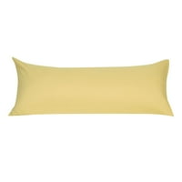 Jedinstvene povoljnije duge jastučneke za jastuke za mikrofiber navlaka za tijelo zlato 20 x54