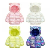 Zimski kaputi za djecu sa kapuljačama lagana Puffer jakna za dječake djevojčice, dojenčad, malu djecu