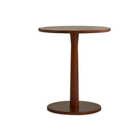 Miniyam tkaninski akcentni stol set sa okruglim drvenim stolom, ukrasnom stolicom za klizanje stolice