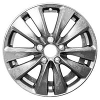 7. Zatvoreno oem aluminijumski aluminijski kotač, sjajno srebrno puno lice, uklapa se 2011- Honda Accord Sedan