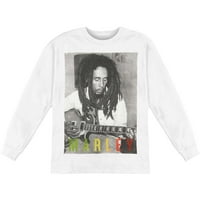 Muška Bob Marley svirka gitara Dugi rukav X-veliki bijeli
