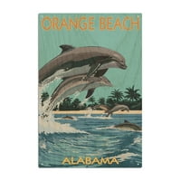 Orange Beach, Alabama, dupini skačući zidni zid breze
