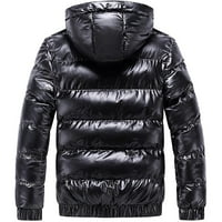 BabySbule mens jakne zazor sjajna kapuljača reflektirajuća jakna pamučna jakna