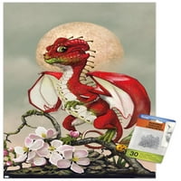 Stanley Morrison - Apple Dragon zidni poster sa pushpinsom, 14.725 22.375