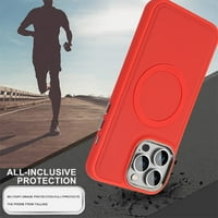 Nalacover magnetska futrola za iPhone pro max, tanki dizajn zaštite sočiva mekani silikonski udar na udarcu