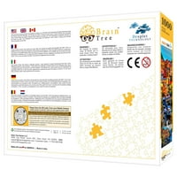 Drvo mozga - Cinque Terre za zagonetke za odrasle i djecu 12+ jedinstvenih zagonetki za odrasle i djecu sa puzzle sortiranjem za sortiranje i antis blag