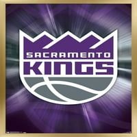 Sacramento Kings - Logo Zidni poster sa push igle, 22.375 34