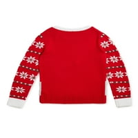 Vrijeme za odmor Girls 3D ukrašen božićni džemper, veličine 4- & plus