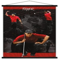 Tiger Woods - Sketch zidni poster sa magnetnim okvirom, 22.375 34