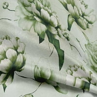 oneOone Rayon Mint Fabric Florals Dress Material Fabric Print Fabric By the Yard Wide-3WG