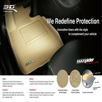 3D MAXPIDER SVEME VREMENE Custom Fit podne obloge za Lexus R 350 450H RWD 2010-2012, Kagu serija
