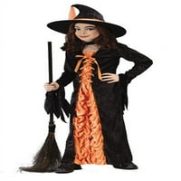Zabava svjetska vještica mraka Halloween Fanchine-haljina kostim za dijete, djevojčice L