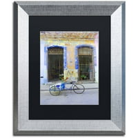 Zaštitni znak Likovna umjetnost 'Havana Apartman br. 203' platno umjetnost majstora likovna umjetnost, crni mat, srebrni okvir