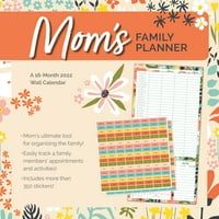 Trendovi Međunarodni zidni kalendar maminog porodičnog planera sa naljepnicama za podsjetnike