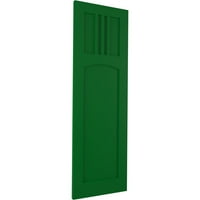 Ekena Millwork 18 W 27 H True Fit PVC San Miguel Mision Style FIKTERS roletne, viridijski zeleni