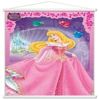 Disney Sleeping Beauty zidni poster sa drvenim magnetskim okvirom, 22.375 34