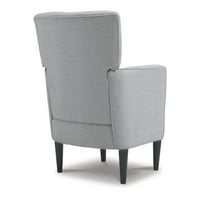 Dizajn potpisa Ashley Hansridge Moderna klasična akcentna stolica, svijetlosiva
