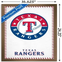 Texas Rangers - Logo zidni poster, 14.725 22.375