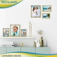 Langdon House Gold Picture Okviri, moderan savremeni stil, paket, zbirka Richland