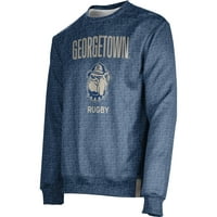 Muška mornarica Georgetown Hoyas Ragbi ime Drop Crewneck pulover dukserica