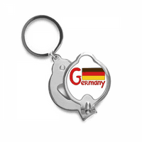 German Nacionalna zastava Crveni uzorak prsta noktiju škare od nehrđajućeg čelika rezač