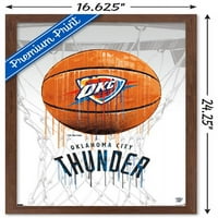 Oklahoma City Thunder - kapa za košarkaški zid, 14.725 22.375