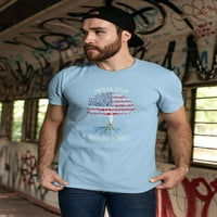 Američki Odrasli San Marines Korijeni Majica Muškarci - Smartprints Dizajn, Muški Mali
