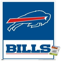 Buffalo Bills - Logo Zidni poster sa pushpinsom, 22.375 34