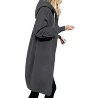 Floleo Clearance bavi zimskim kaputima za žene u jesen i zimi popularni džemper Ženski srednji dugi plišani