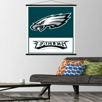 Philadelphia Eagles - Logo zidni poster sa magnetnim okvirom, 22.375 34