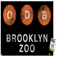 Ol 'Dirty Bastard-zidni Poster Brooklyn Zoo sa klinovima, 22.375 34