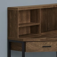 Desk - 48 L Brown Receod Wood Corner