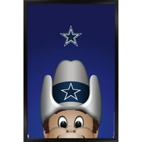 Dallas Cowboys - S. Preston Maskot Rowdy zidni poster, 22.375 34
