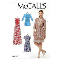 McCall-ov uzorak šivanja propušta 'labav pulover tunika i haljine sprijeda -14-16-18-20-22