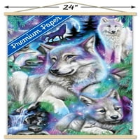 Sheena štuka - Sanjač Galaxy Wolves zidni poster sa magnetnim okvirom, 22.375 34