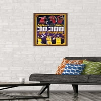 Liga - Lebron James All-Time Bodovanje zidnog postera, 14.725 22.375 Uramljeno
