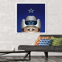 Dallas Cowboys - S. Preston Maskot Rowdy zidni poster, 22.375 34