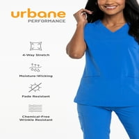 Urbane performanse prilagođene fit rastezanju 6-PKT teretni pantalone za žene 9312
