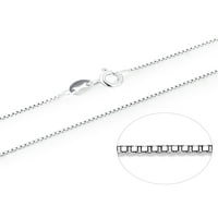 Sterling srebrni lanac lančana veza Bo lančani talijanski ogrlica