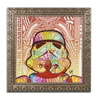 Zaštitni znak likovne umjetnosti 'Stormtrooper II' umjetnost dean russo, zlatni ukrašeni okvir