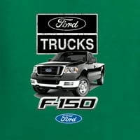 Wild Bobby, Ford Trucks F Pickup, Automobili i kamioni, prednji i zadnji Unise Crewneck grafički Duks,