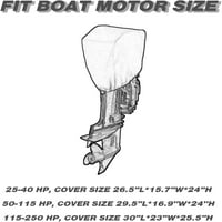 Poklopac motora vanbrodskih broda odgovara brodskim motorom 25- HP 600D teški vodootporni vodootporni 9412-31301-01A