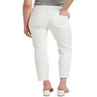 Silver Jeans Co. Najtraženije ženske ravne Crop pantalone sa srednjim usponom, veličine struka 24-36