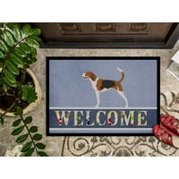 Carolines blaga BB8271Mat Američki foxhound Mat za dobrodošlicu, zatvoreni prostirku ili vanjsku dobrodošlicu Mat Doormat 27 l