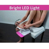 Kit Pedi Pro Home Pedikura sa osvetljenim lupama, ventilatorom za sušenje i LED tamkom, ružičastom