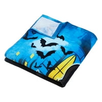 Batman Kids Beach ručnik, pamučna mješavina, 27x54, plavi, dc stripovi