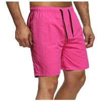 Esencijali Muške kratke hlače Ležerne prilike Klasični fit, oprema za plažu, modni čovjek čvrsti elastični