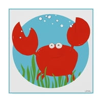 Zaštitni znak likovne umjetnosti 'Calvin Crab' platno umjetnost do juna Erica Vest