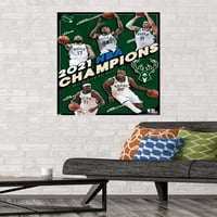 Milwaukee Bucks - NBA Final Champions zidni poster, 22.375 34
