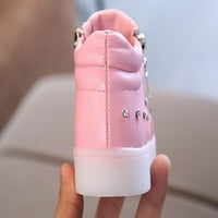 Cipele Za Malu Djecu Veličina Bowknot Led Svjetleće Čizme Sport Toddler Patike Pink